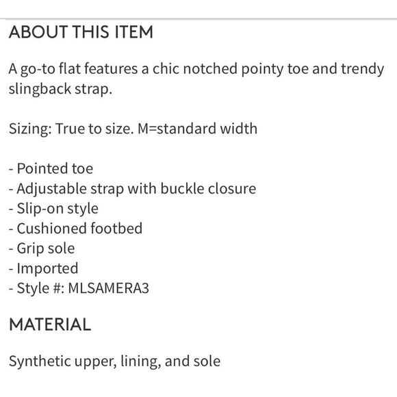 Marc Fisher | Samera slingback flat | tan/white - Picture 6 of 8